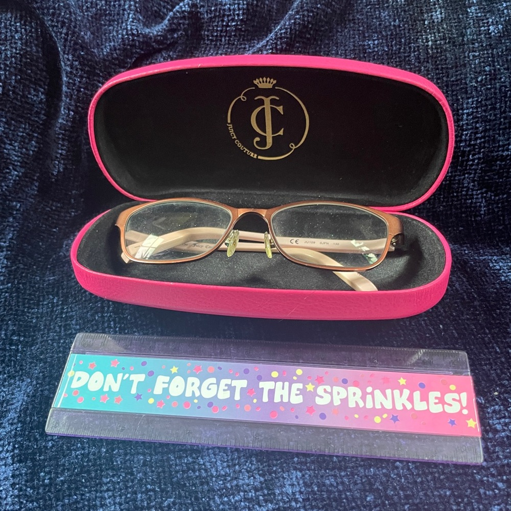 Juicy Couture JU109 OJFN Eyeglasses and Case